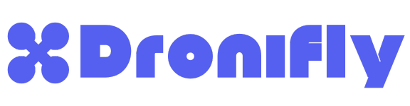 fioletowe logo dronifly logo